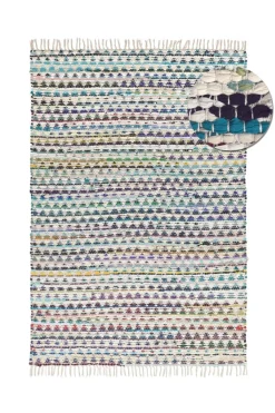Reforma x Trendcarpet Trasmatta 'Lindby' - Multi/blå