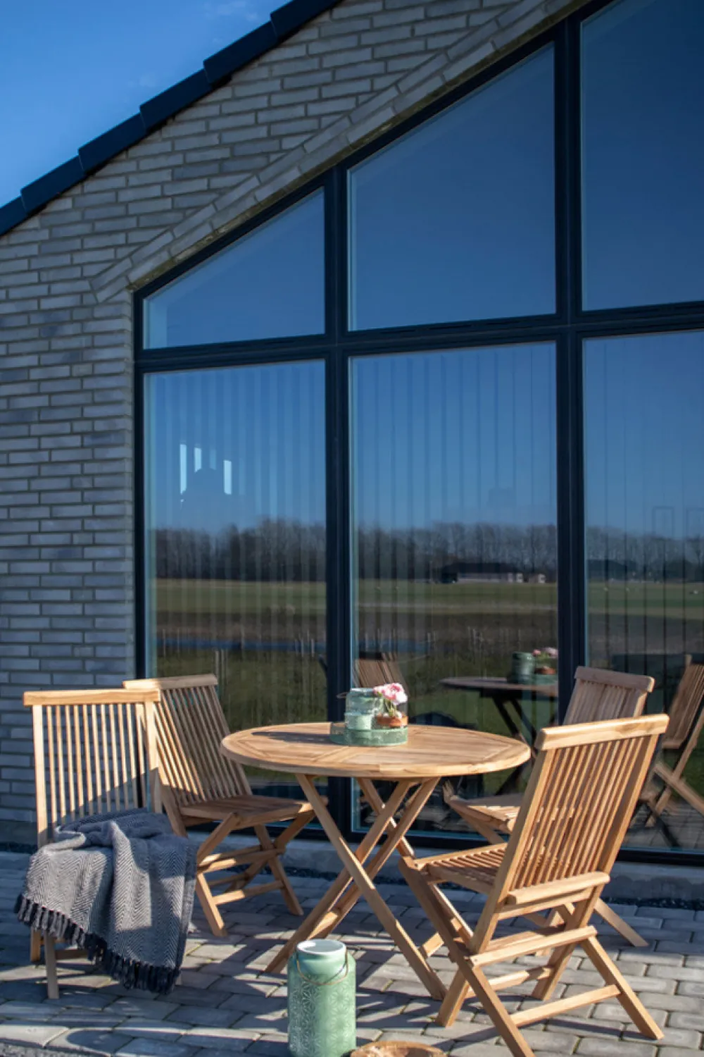 Garden Prestige Trädgårdsbord 'Oviedo' Runt 100cm - Ek
