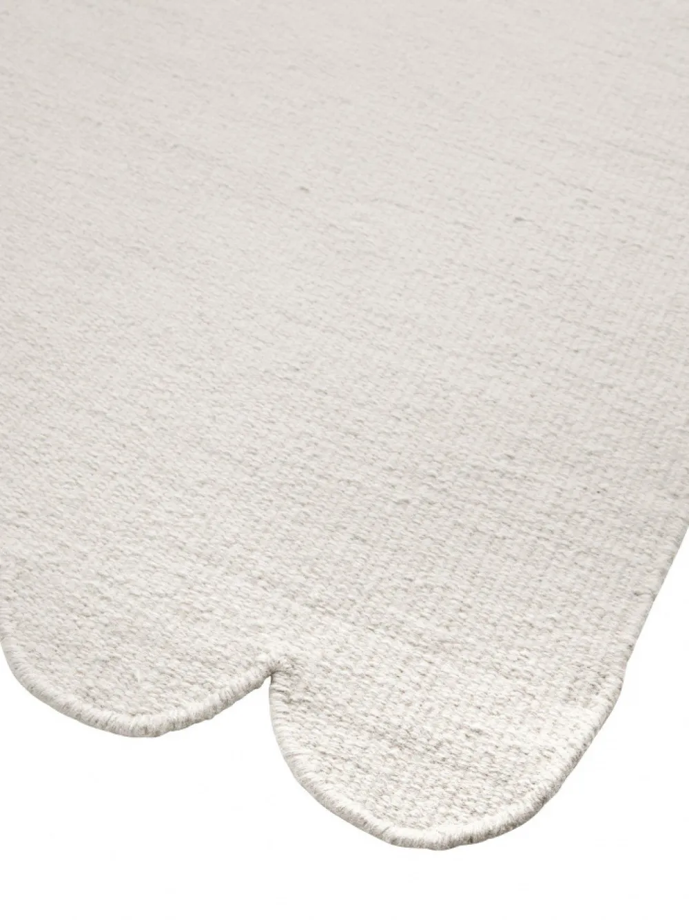 Svanefors Ullmatta 'Fia' 70x140cm - Offwhite