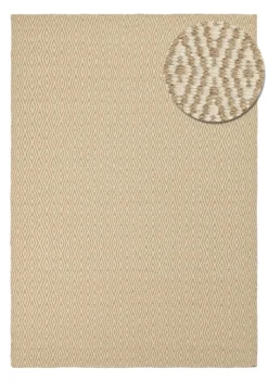 Reforma x Trendcarpet Ullmatta 'Monastir' - Beige/vit