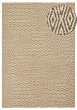 Reforma x Trendcarpet Ullmatta 'Monastir' - Brun/vit