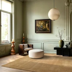 Reforma x Trendcarpet Ullmatta 'Rozen Handloom Ull Premium' - Beige
