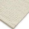 Reforma x Trendcarpet Ullmatta 'Talvia Flätad Ull' -Vit