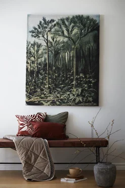 Svanefors Väggbonad 'Botanic' 100x127 - Grön