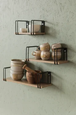 Reforma Vägghyllor 'Square' 3 pack - Ek