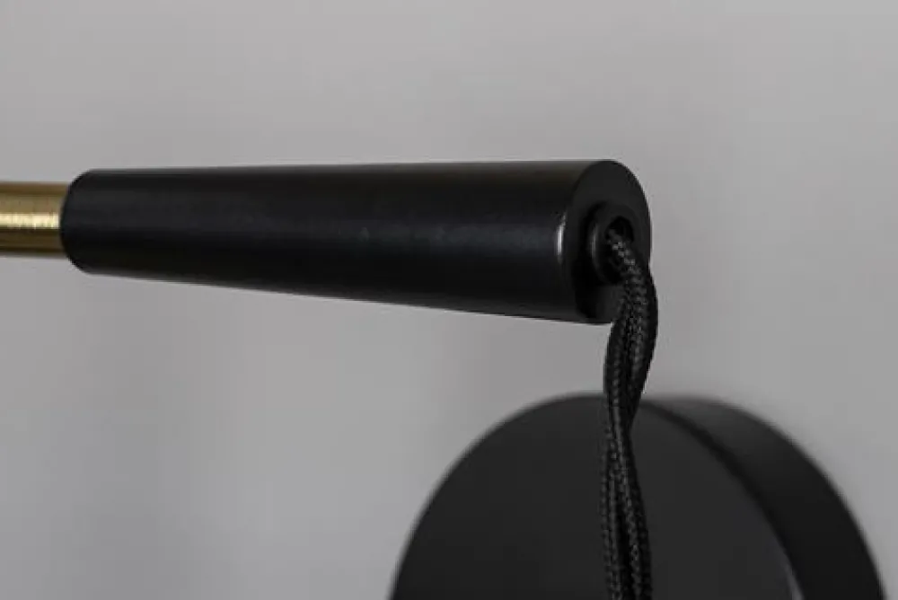 Dutchbone Vägglampa 'Penelope' - Svart