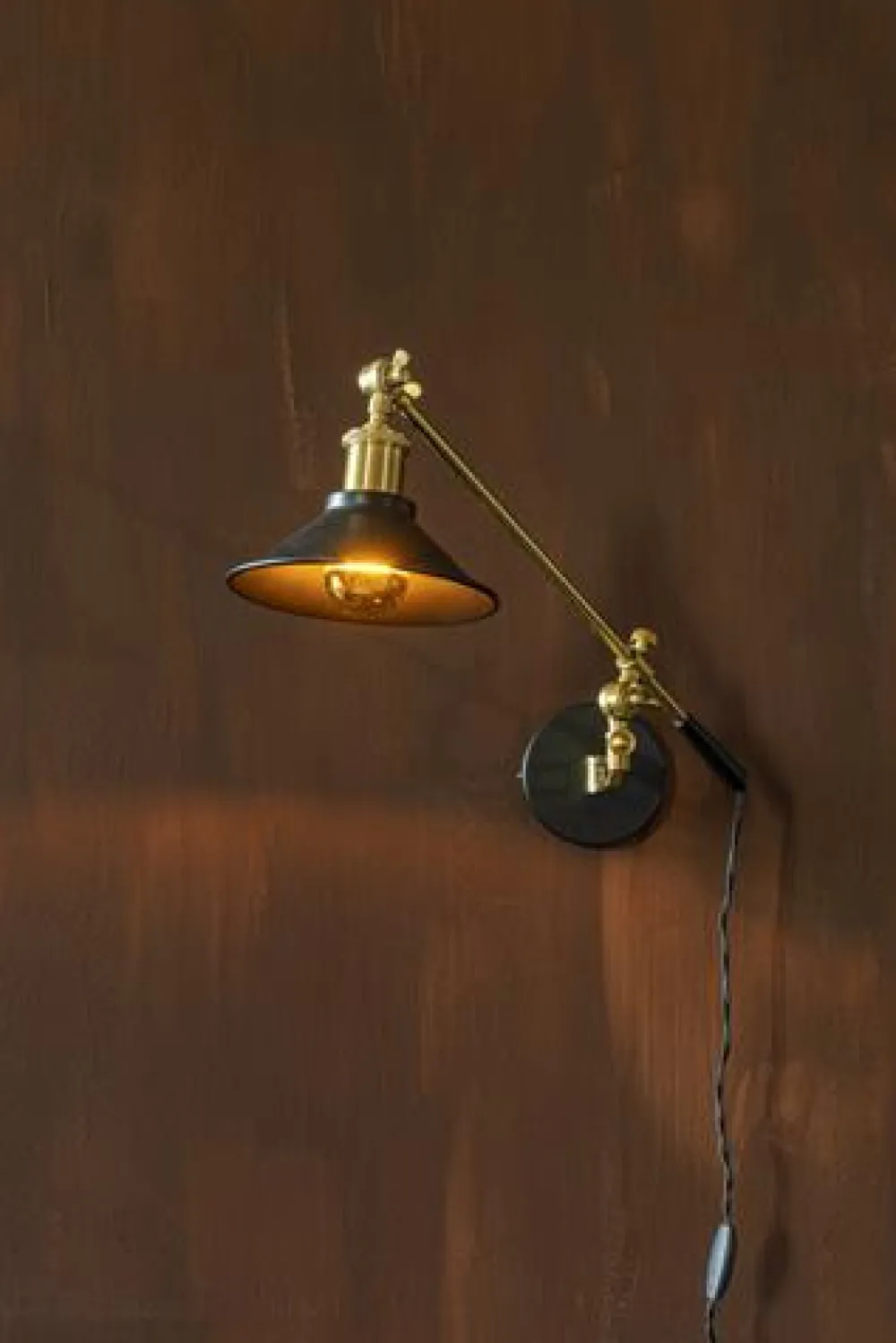 Dutchbone Vägglampa 'Penelope' - Svart