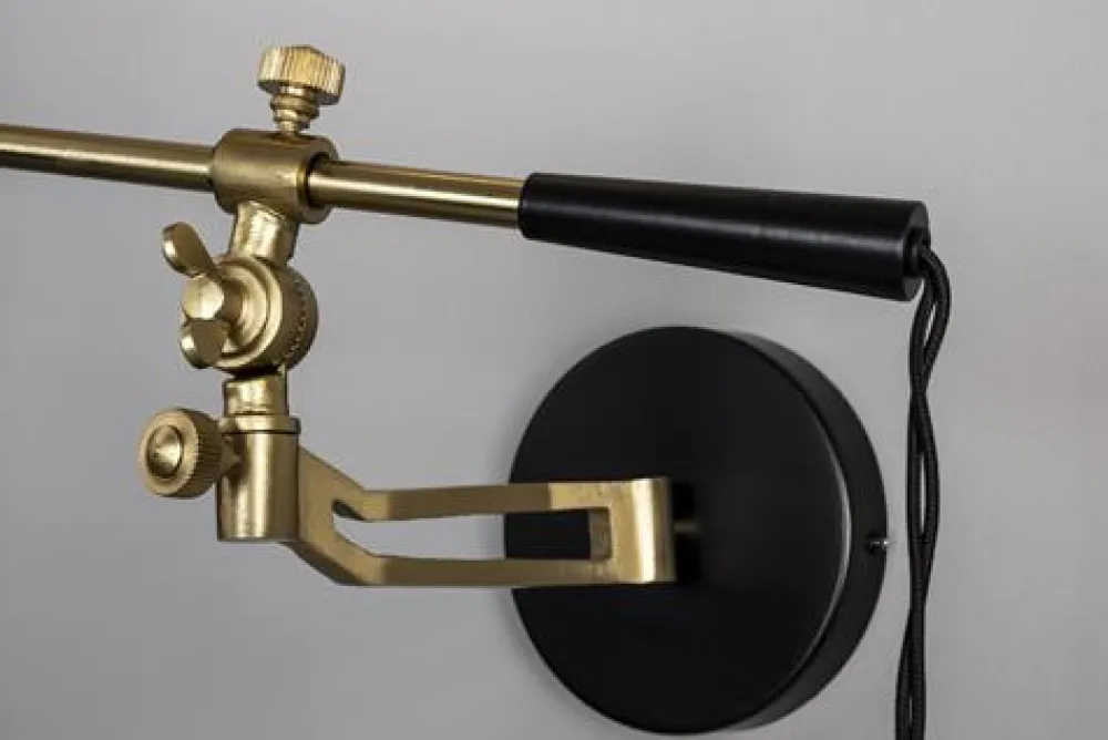 Dutchbone Vägglampa 'Penelope' - Svart