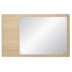 Hübsch Väggspegel med magneter 'Split' 80x50cm - Ek