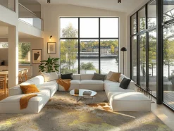 Reforma x Trendcarpet Wiltonmatta 'Elena' 240x340cm - Beige/Guld