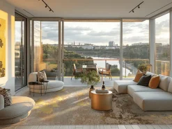 Reforma x Trendcarpet Wiltonmatta 'Elena' 240x340cm - Beige/Guld