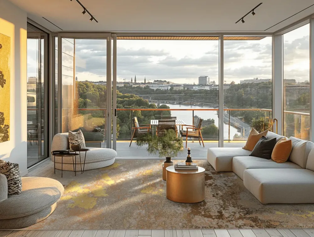 Reforma x Trendcarpet Wiltonmatta 'Elena' 240x340cm - Beige/Guld